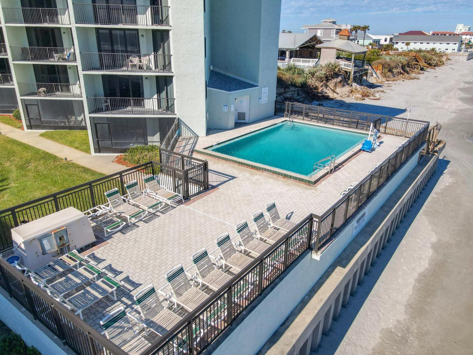 Ocean View With A Beachfront Pool At Ocean Trillium Condo ~ 702 New Smyrna Beach Exterior foto